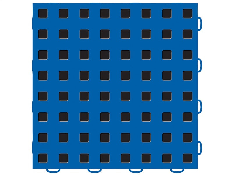 WeatherTech TechFloor - 3in x 12in Tiles(Left Loop) Blue/Black - Blue/Black