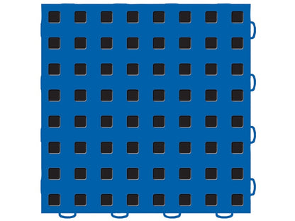WeatherTech TechFloor - 3in x 12in Tiles(Left Loop) Blue/Black - Blue/Black