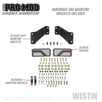 Westin 15-19 Chevrolet Silverado 2500/3500 Pro-Mod Front Bumper - Textured Black