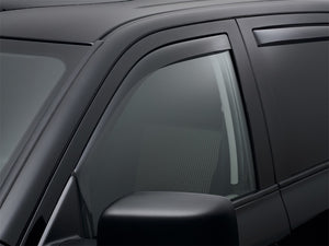 WeatherTech 09+ Dodge Ram 1500 Front Side Window Deflectors - Dark Smoke