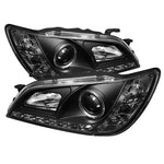 Spyder Lexus IS300 01-05 Projector Headlights Xenon/HID - LED Halo DRL Blk PRO-YD-LIS01-HID-DRL-BK
