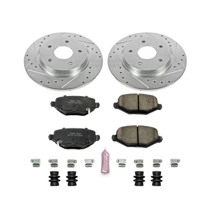 Power Stop 12-16 Chrysler Town & Country Rear Z23 Evolution Sport Brake Kit