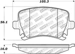 StopTech Street Select Brake Pads - Rear