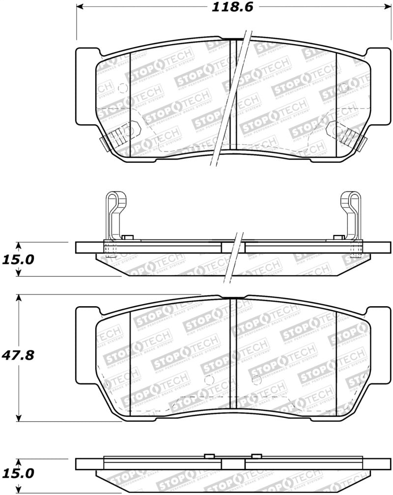 StopTech Street Brake Pads