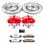 Power Stop 05-13 Chevrolet Corvette Front Z26 Street Warrior Brake Kit w/Calipers