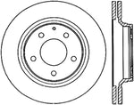 StopTech Power Slot 93-09 Mazda RX-7 Rear Left Slotted CRYO Rotor