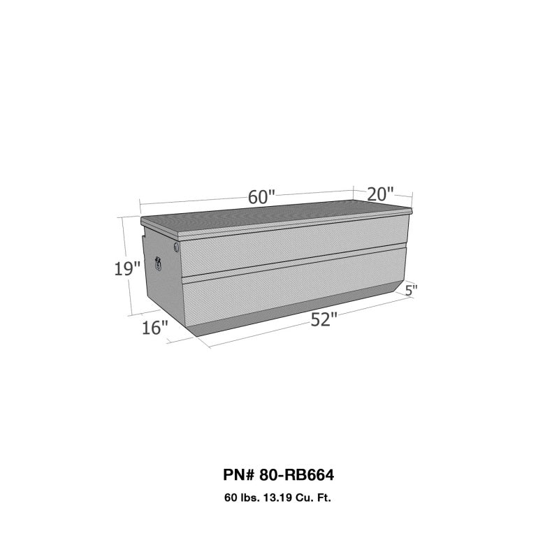 Westin/Brute Chest 60in - Aluminum