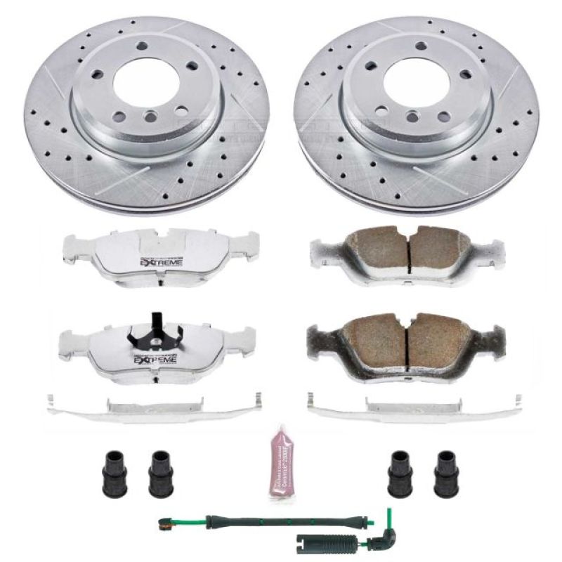 Power Stop 01-05 BMW 325xi Front Z26 Street Warrior Brake Kit