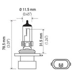 Hella Bulb 9006XS/HB4A 12V 55W P22d T4