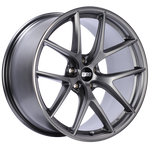 BBS CI-R 20x10 5x112 ET25 Platinum Silver Polished Rim Protector Wheel -82mm PFS/Clip Required