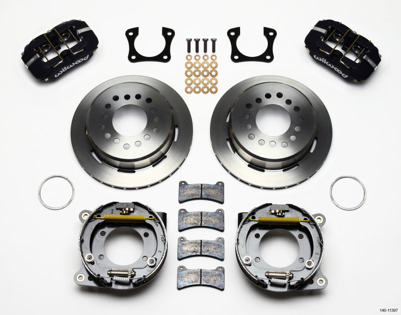 Wilwood Dynapro Low-Profile 11.00in P-Brake Kit 58-64 Olds/Pontiac Ends 2.81in Offset