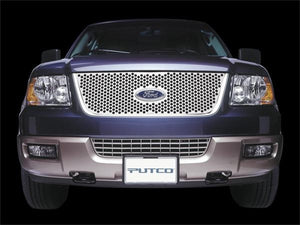 Putco 09-12 Ford F-150 (Lariat & King Ranch Only) 6pc Grillee Punch Stainless Steel Grilles