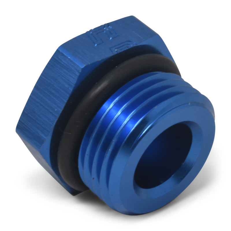 Russell Performance -8 AN Straight Thread Plug (Blue)