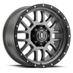 ICON Alpha 20x9 5x150 16mm Offset 5.625in BS Gunmetal Wheel