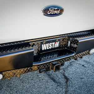 Westin 17-21 Ford F-250/350 HDX Bandit Rear Bumper - Black