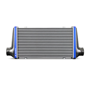 Mishimoto Universal Carbon Fiber Intercooler - Gloss Tanks - 600mm Silver Core - C-Flow - G V-Band