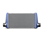 Mishimoto Universal Carbon Fiber Intercooler - Gloss Tanks - 450mm Black Core - C-Flow - BK V-Band