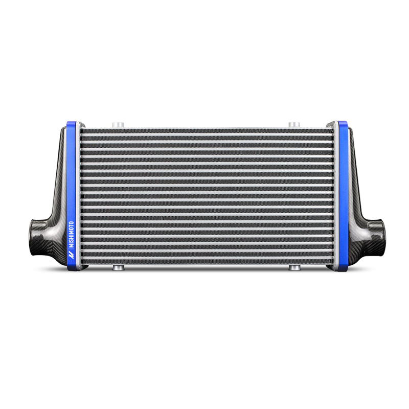 Mishimoto Universal Carbon Fiber Intercooler - Matte Tanks - 600mm Silver Core - C-Flow - P V-Band