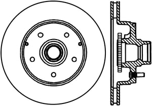StopTech 94-96 Chevrolet Impala / 91-96 Chevrolet Caprice Cryo-Stop Right Front Slotted Rotor