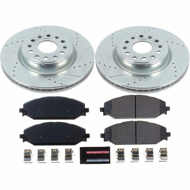 Power Stop 20-22 Ram 1500 Front Z23 Evolution Brake Kit