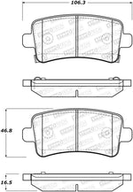 StopTech Street Brake Pads - Rear