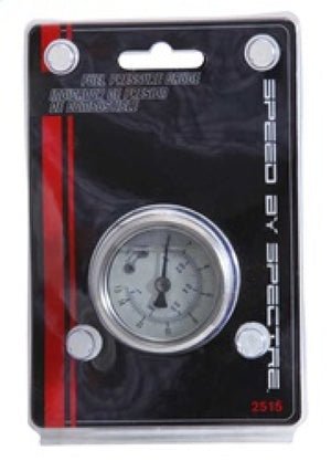 Spectre Fuel Pressure Gauge (Liquid Filled) 0-15psi