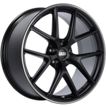 BBS CI-R 20x9 5x120 ET25 Satin Black Polished Rim Protector Wheel -82mm PFS/Clip Required