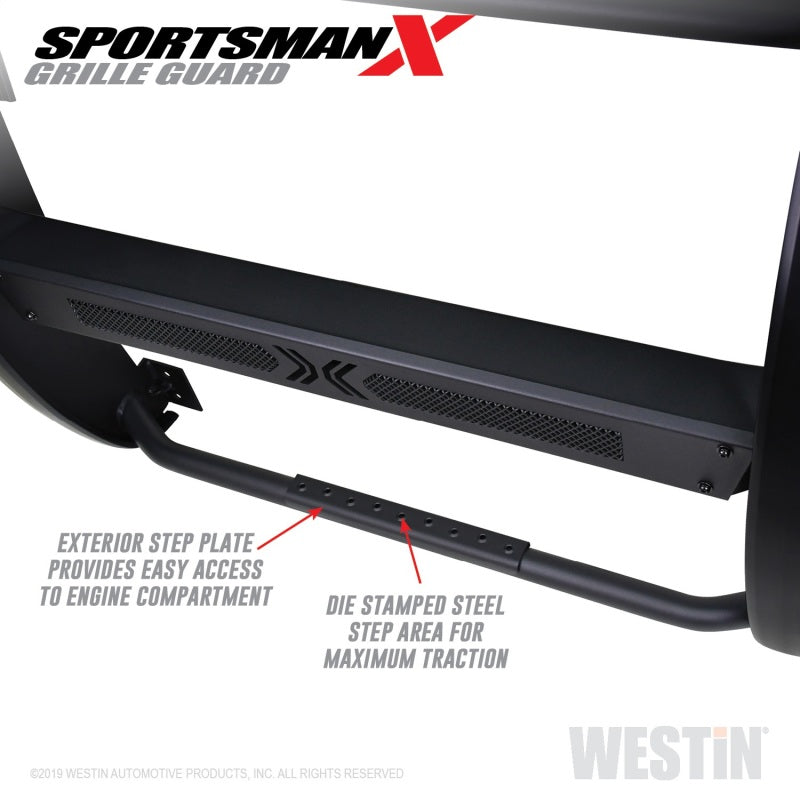 Westin 14-20 Toyota Tundra Sportsman X Grille Guard - Textured Black