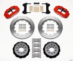 Wilwood Narrow Superlite 6R Front Hat Kit 14.00in Red 98-02 Camaro/Firebird