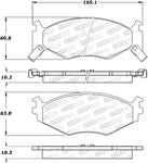 StopTech Street Brake Pads - Front