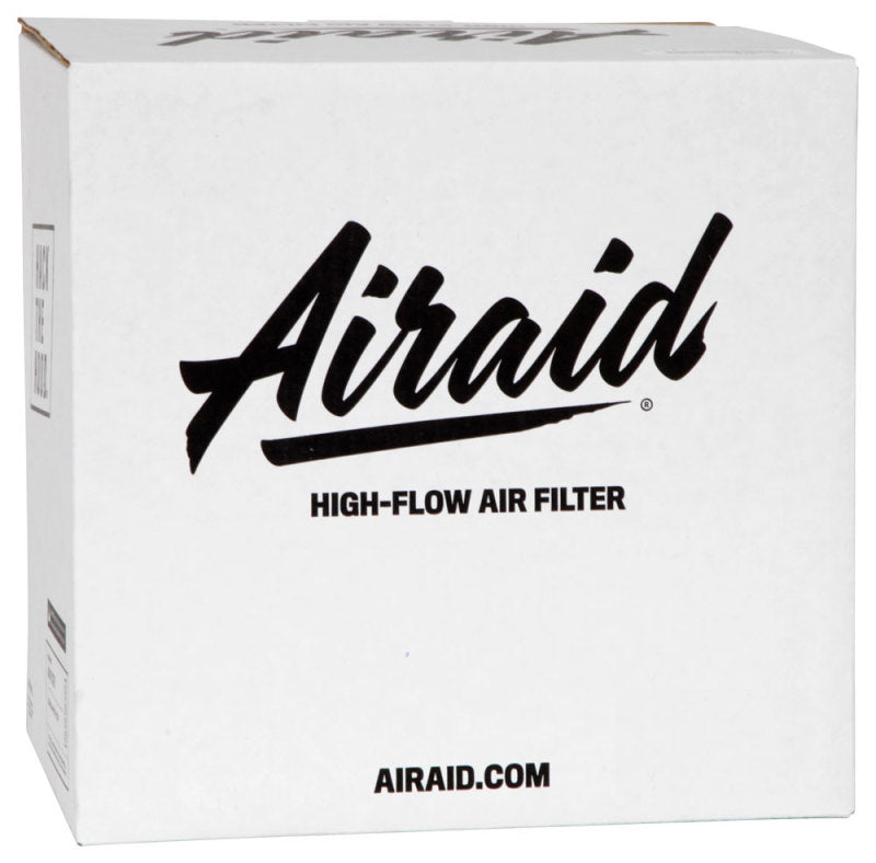 Airaid Universal Air Filter - Cone 6in Flange x 10-3/4x7-3/4in B x 7x4in T x 9in H - Synthaflow