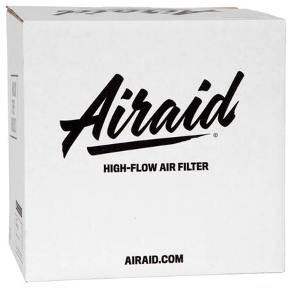 Airaid Universal Air Filter - Cone 6in Flange x 10-3/4x7-3/4in B x 7x4in T x 9in H - Synthaflow