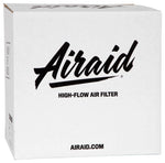 Airaid Universal Air Filter - Cone 6in FLG x 10-3/4x7-3/4in B x 7x4in T x 9in H - Synthaflow