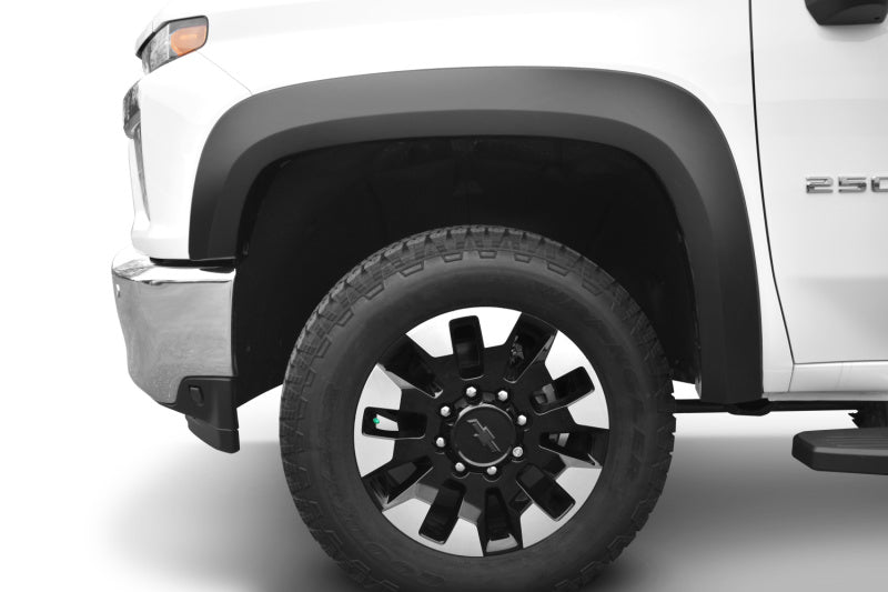 Bushwacker 2020 Chevrolet Silverado 2500 Extend-A-Fender Style Flares Front 2pc - Black