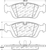 StopTech 96-02 BMW Z3 / 03-08 Z4 / 97-00 323 Front Brake Pads