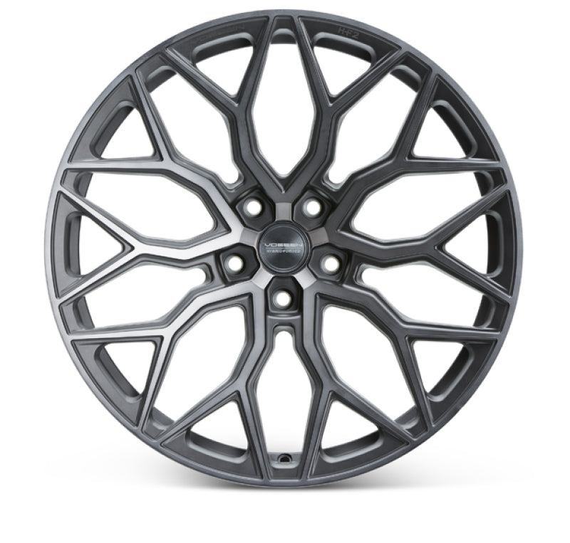 Vossen HF-2 20x9 / 5x120 / ET35 / Flat Face / 72.56 - Tinted Matte Gunmetal Wheel