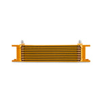 Mishimoto Universal -6AN 10 Row Oil Cooler - Gold