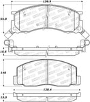 StopTech Street Brake Pads - Front/Rear