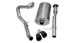 Corsa 2009-2013 Chevrolet Suburban 1500 5.3L V8 Black Sport Cat-Back Exhaust