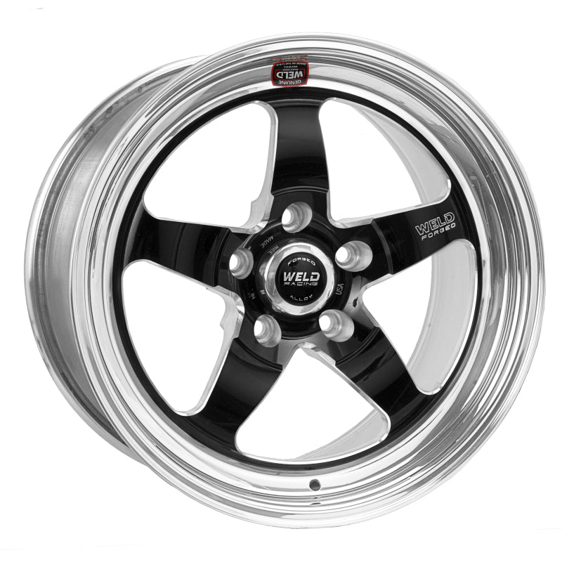 Weld S71 18x10 / 5x4.5 BP / 6.2in. BS Black Wheel (Medium Pad) - Non-Beadlock