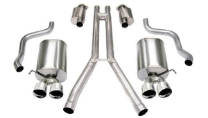 Corsa 04-08 Cadillac XLR 4.6L Polished Sport Cat-Back Exhaust