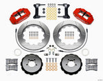 Wilwood Narrow Superlite 6R Front Hat Kit 14.00in Red 1999-2012 Subaru WRX w/Lines