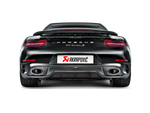 Akrapovic 14-15 Porsche 911 Turbo/Turbo S (991) Rear Carbon Fiber Diffuser - Matte