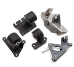 Innovative 88-91 Civic H-Series Black Steel Mounts 95A Bushings (Manual Hydro Actuator)