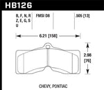 Hawk 65-73 Chevrolet Corvette Front ER-1 Brake Pads