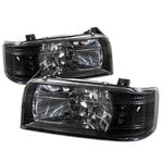 Spyder Ford F150 92-96/Ford Bronco 92-96 1PC LED ( LEDs)Crystal Headlights Blk HD-YD-FB92-1PC-BK