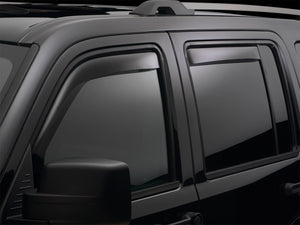 WeatherTech 11-15 Nissan Quest Front and Rear Side Window Deflectors - Dark Smoke