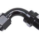 Russell Performance -6 AN 90 Degree Hose End Without Socket - Black