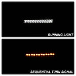 Spyder Jeep Wrangler 2018-2019 (Halogen Model Only) LED Front Bumper Lights - Seq. Signal - Chrome