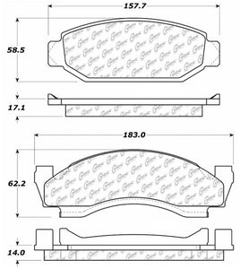 StopTech 73-86 Ford Bronco Front Truck & SUV Brake Pad